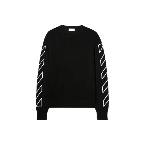 Off Белый Черный Мужской Трикотаж