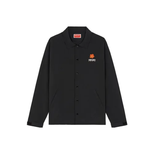 KENZO Мужские черные куртки