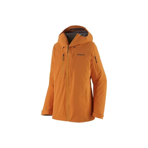 Patagonia Powslayer Водонепроницаемый и Ветрозащитный Ветровка Унисекс Оранжевый