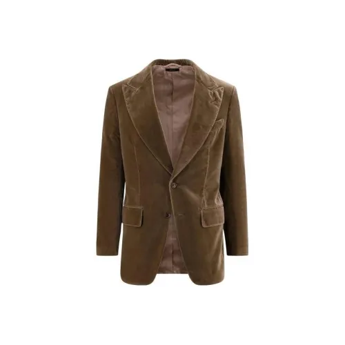 TOM FORD Оливковый Мужской Деловые костюмы