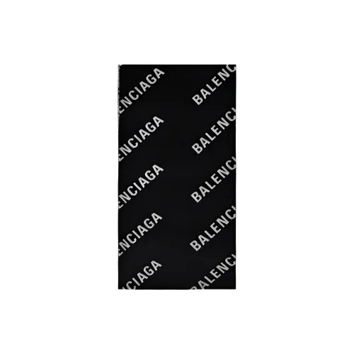 Шарфы Balenciaga Wool Knit Унисекс Черный