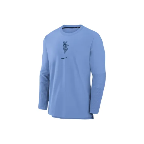 nike Kansas City Royals Аутентичная коллекция City Connect Игрок Куртки и Пальто Мужской Небесно-голубой