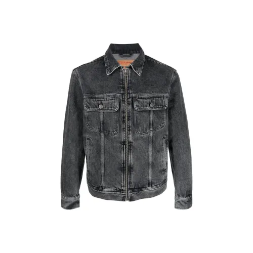 DIESEL Черные Мужские Джинсовые Куртки