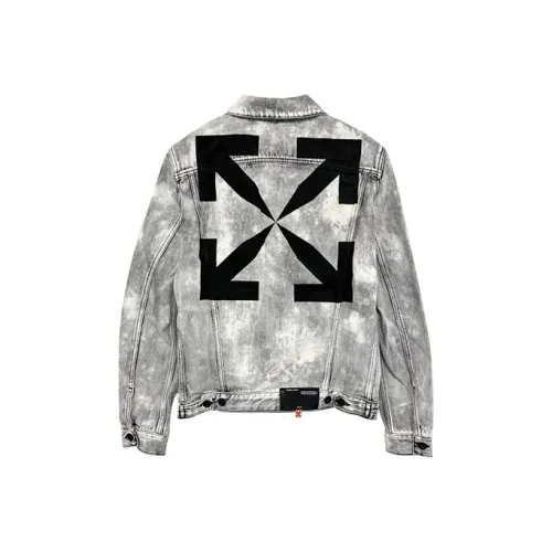 Off Белый SS20 Мужские Джинсовые Куртки