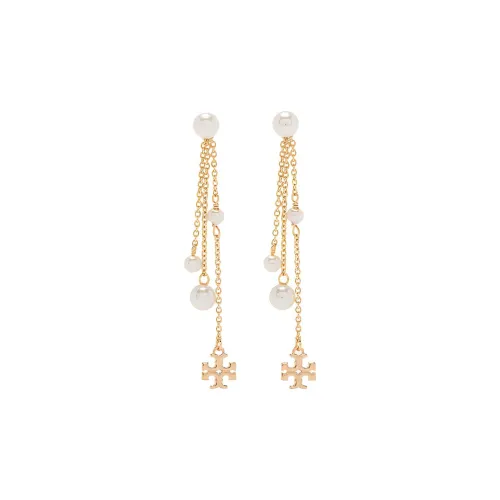 Tory Burch Металлические Серьги Золотые Женские