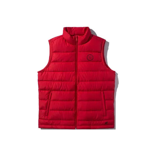 LINING Мужской пуховый жилет цвета бычий красный