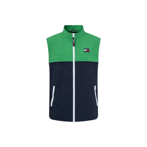 Tommy Hilfiger Синие Зеленые Многоцветные Мужские Жилеты