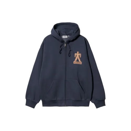 Carhartt WIP С капюшоном Built Sweat Куртка Унисекс Морской Синий