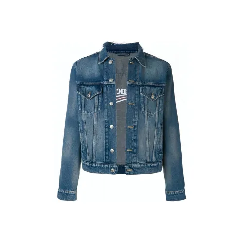 Balenciaga Denim Jacket Regular Fit Men's Blue Баленсиага Деним Куртка Стандартный крой Мужская Синяя