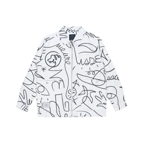 LINING x dft Denim Куртка Мужская Белый Деним