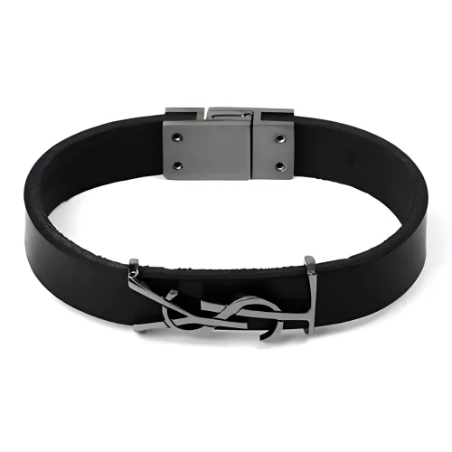 SAINT LAURENT Браслеты из коровьей кожи Мужской