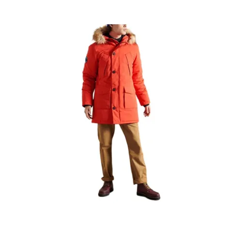 SUPERDRY Куртки и Пальто Мужской Оранжевый
