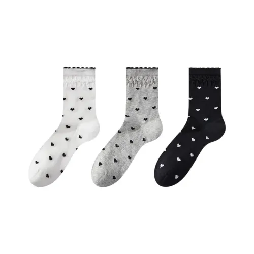 MADALLO Носки Crew Женские упаковка из 3 пар