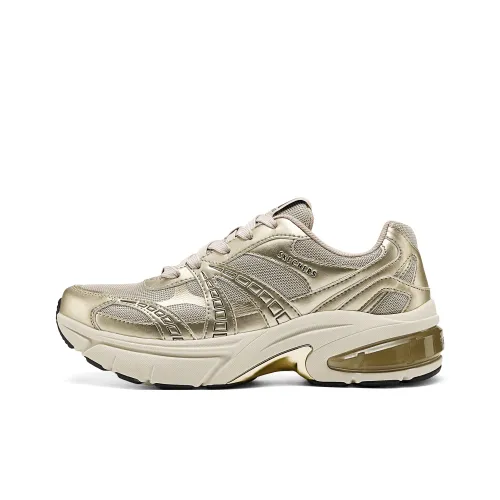 Skechers Низкий Топ Беговые Кроссовки Мужские Серый Медный