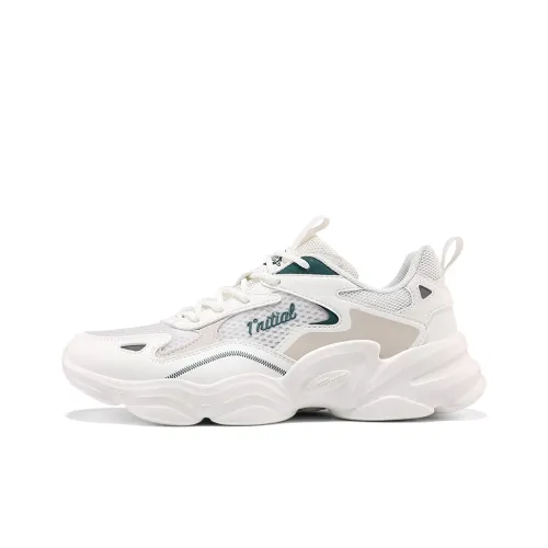 361° Yunshu Противоскользящий Устойчивый к износу Дышащий Низкий Топ Casual Мужской Белый Зеленый