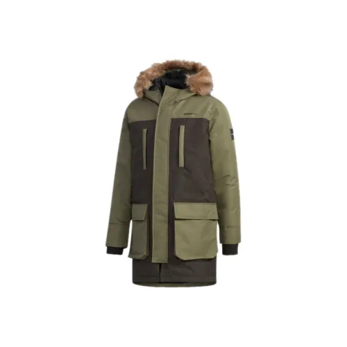 ADIDAS NEO Хаки Коричневый Мужской Пуховик