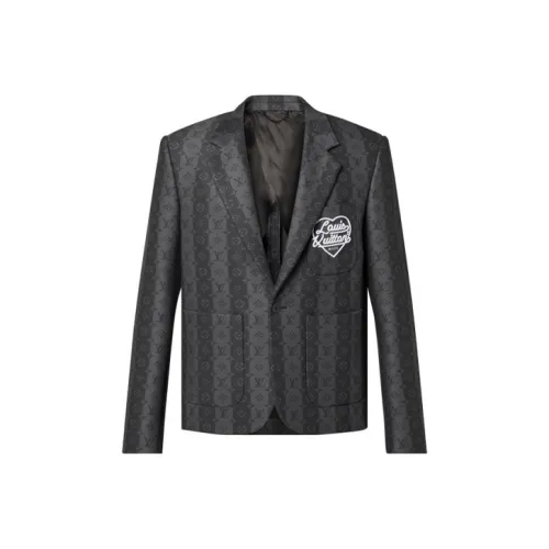 LOUIS VUITTON Бизнес-костюм Куртка Мужская Серого цвета