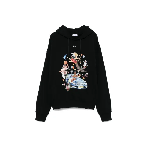 OFF Белый Свитшот Мужской Черный