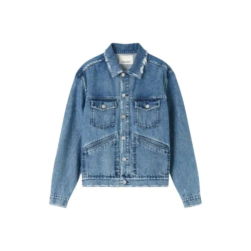 ISABEL MARANT Синий Мужской Джинсовые куртки