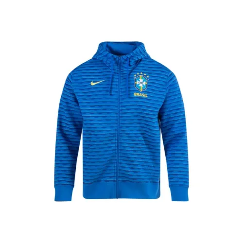 Nike Brazil Club Fleece Куртки и Пальто Мужские Синие