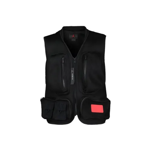 Джордан Черный Мужской Жилеты