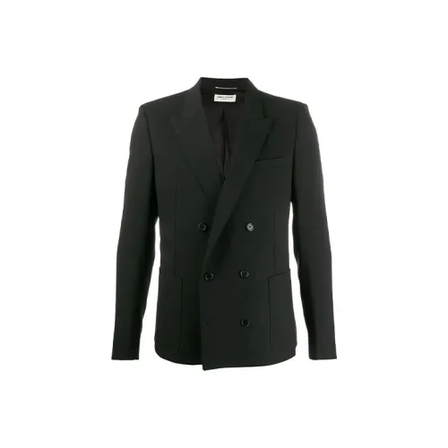 SAINT LAURENT Черные Мужские Деловые Костюмы