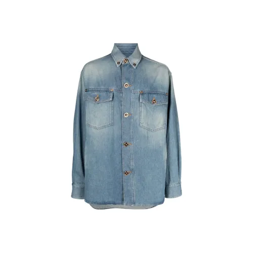 VERSACE SS23 Denim Jacket Men's Blue