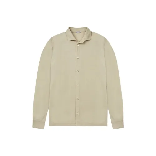 Zanone Пляж Цвет Мужская Рубашка