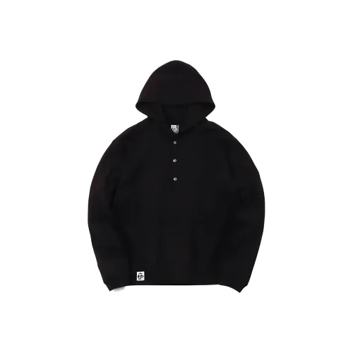 CHUMS Черный Унисекс Свитшоты