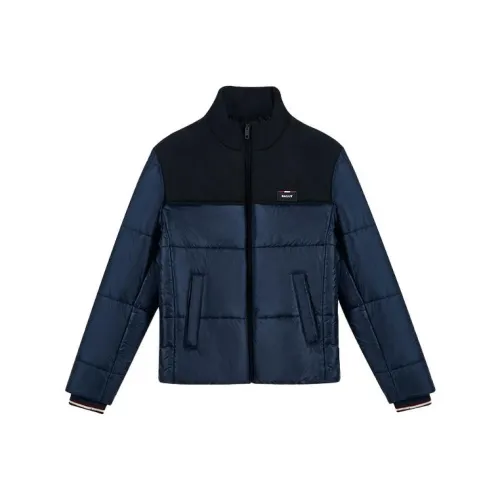 BALLY Темно-синие мужские куртки