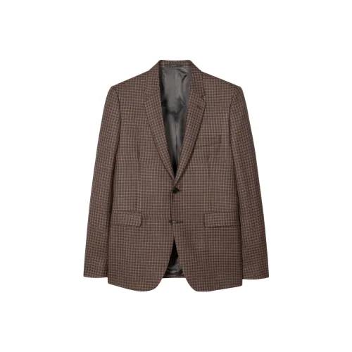 Paul Smith Коричневый Мужской Деловой костюм