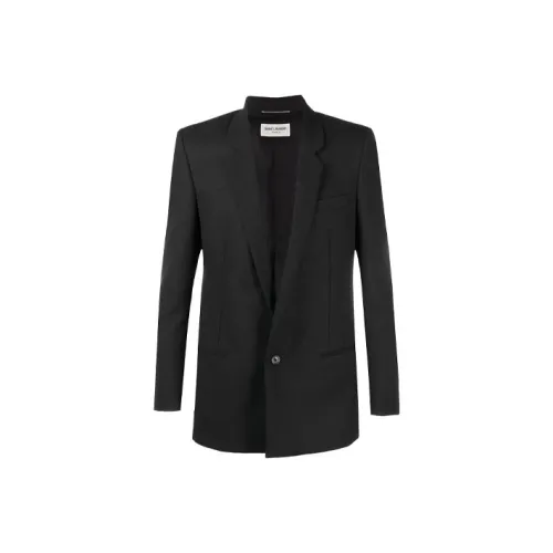 SAINT LAURENT Бизнес-куртка-костюм Мужской Черный