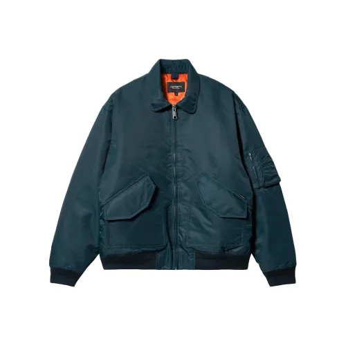 Carhartt WIP FW24 Olten BOMBER Куртка Мужская Утиный Синий