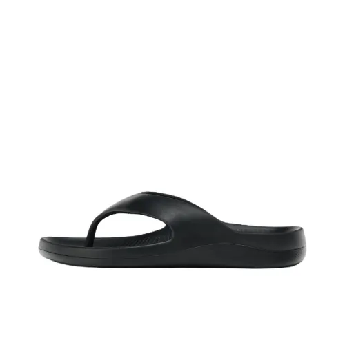 ZARA Шлепанцы Черные Женские