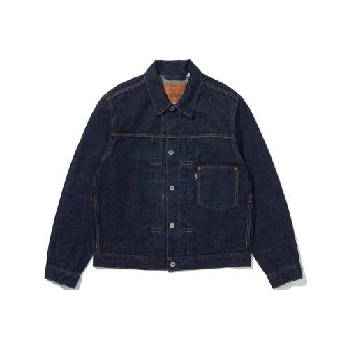 Levis Blue Men's Denim Jackets Левис Синий Мужские Джинсовые Куртки