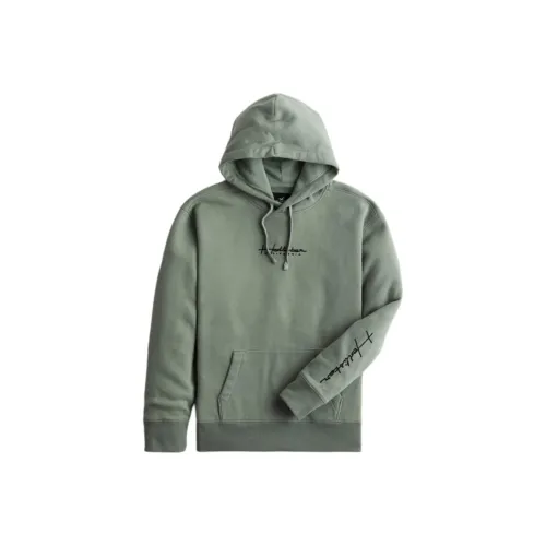 Hollister Толстовка Мужская Шалфейно-Зеленая