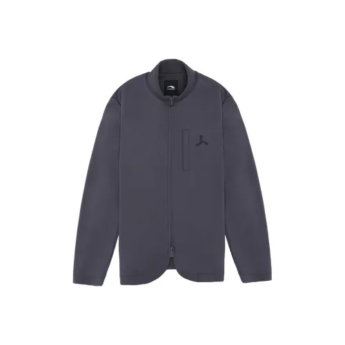 LI NING 1990 Commuter Series Куртка Мужская Эбеново-Черная