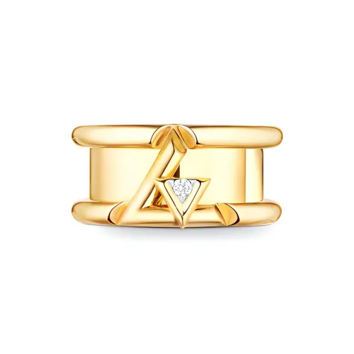 LOUIS VUITTON Вольт 18K Золотое Кольцо Золотое Унисекс