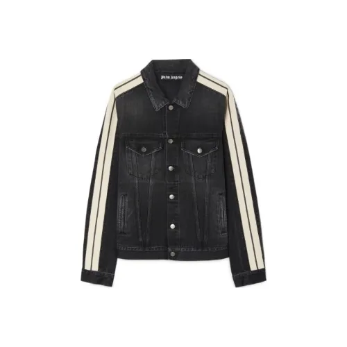 PALM ANGELS Черные Мужские Джинсовые Куртки