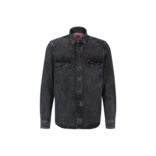 Hugo Boss Темно-серый Мужской Джинсовый Куртка