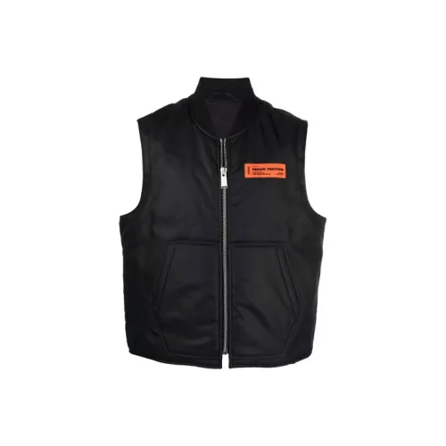 HERON PRESTON Мужские черные жилеты