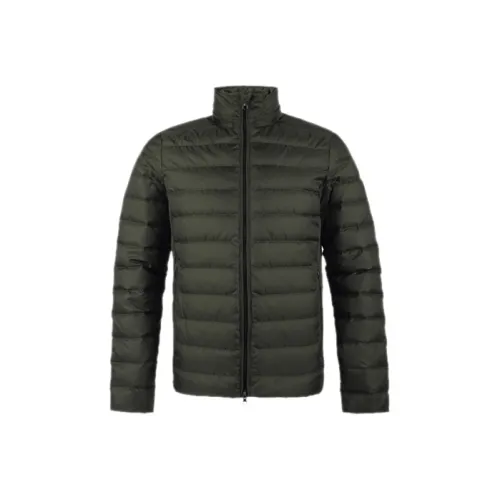 EMPORIO ARMANI Зеленый Мужской Пуховик