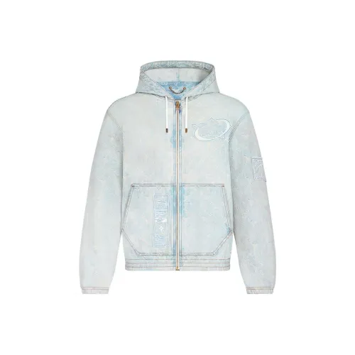 LOUIS VUITTON x NBA Denim Jacket Men's Blue