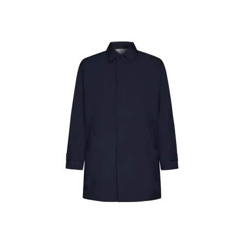 HERNO Куртки Пальто Мужской Морской Синий