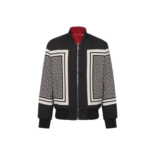 BALMAIN Мужские черные куртки