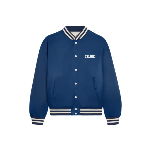 CELINE SS24 Куртки Пальто Мужской Морской Синий