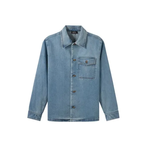A.P.C Джинсовый синий Унисекс Джинсовые куртки
