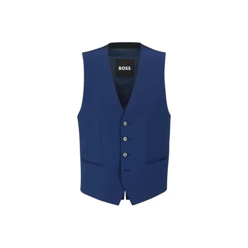 Hugo Boss Мужские Синие Жилеты