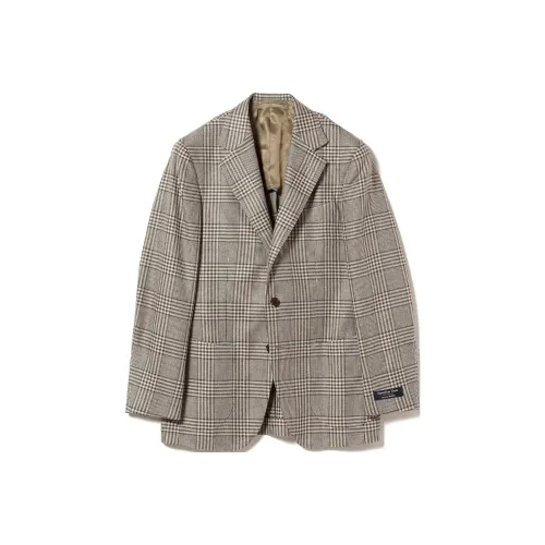 BEAMS SS24 F Бизнес-костюм мужской коричневый