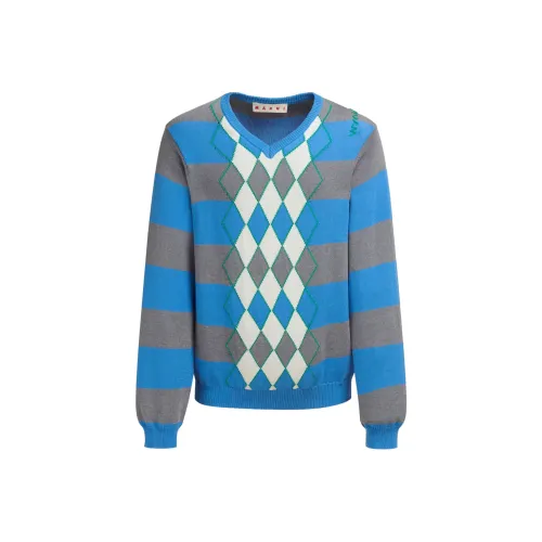 MARNI Синий Мужской Трикотаж